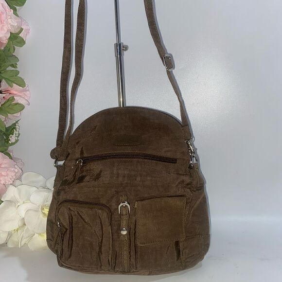 NEW Multi Sac 3 inn1 Crossbody Backpack Brown Medium - Picture 1 of 7